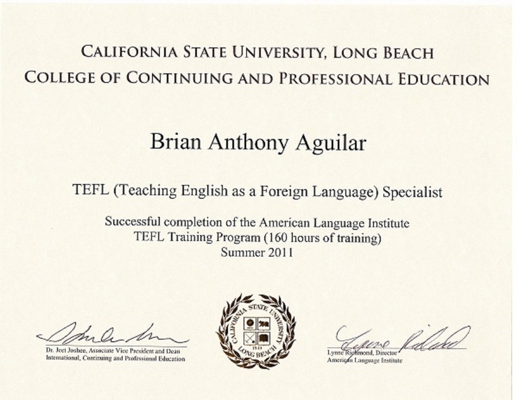 Degree / Certificate Online English Teacher